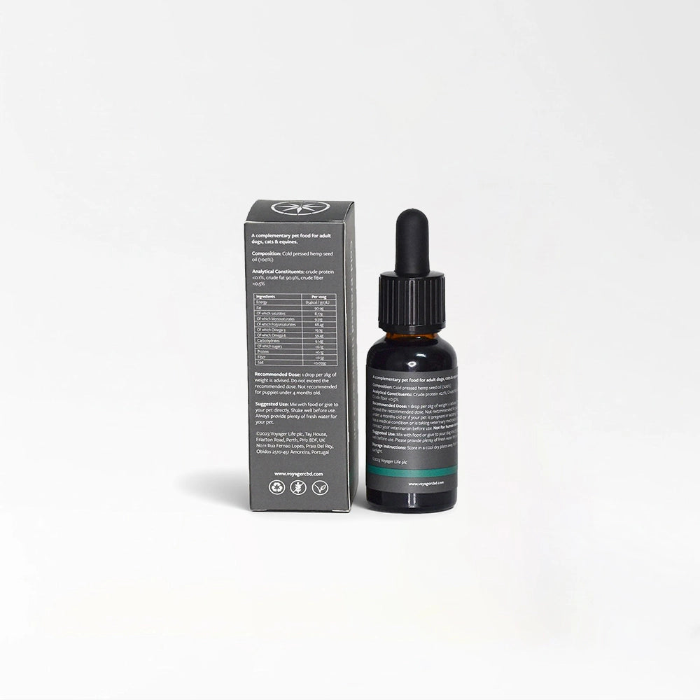 Cold-Pressed Hemp Pet Oil