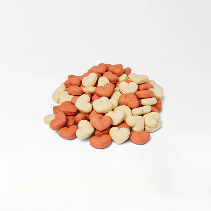 Heart Shaped Crunchy Biscuits