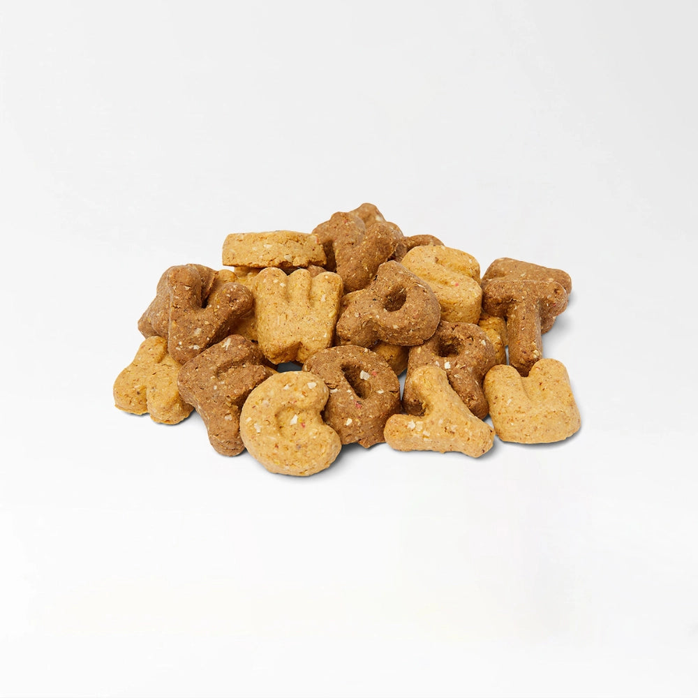 Letter Shape Dog Biscuits