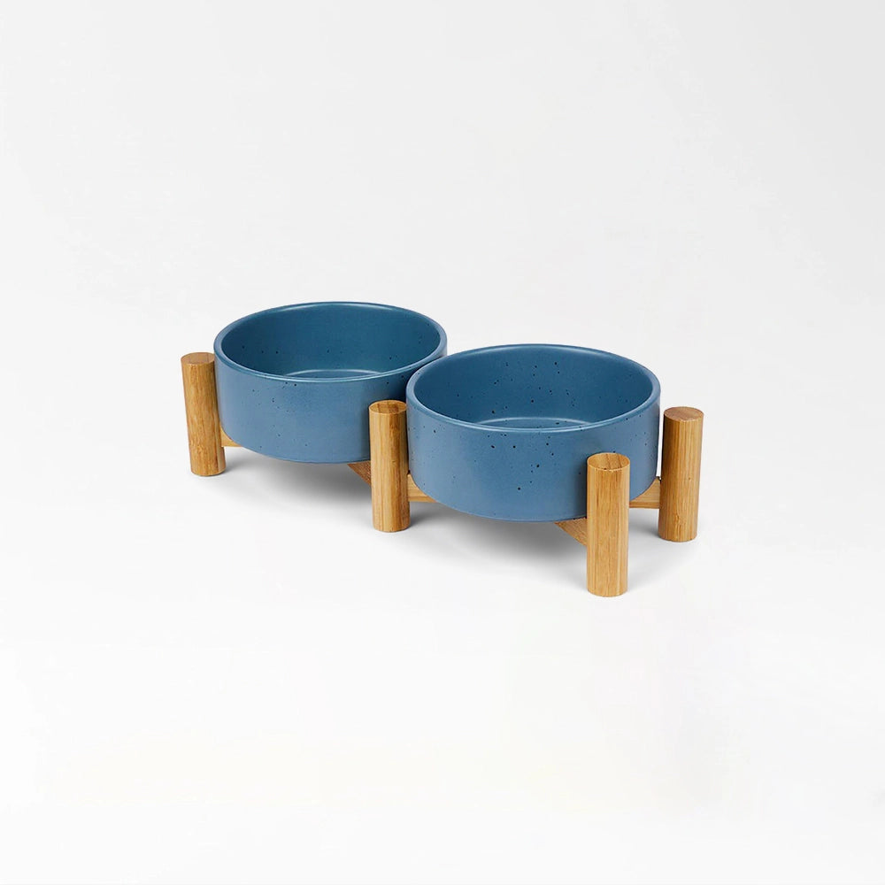 Ceramic Double Pet Bowl