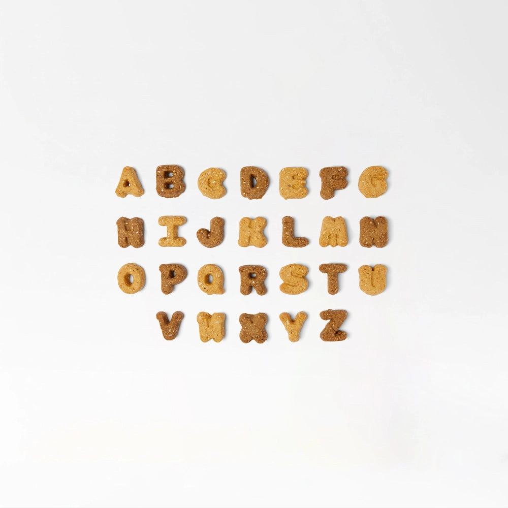 Letter Shape Dog Biscuits