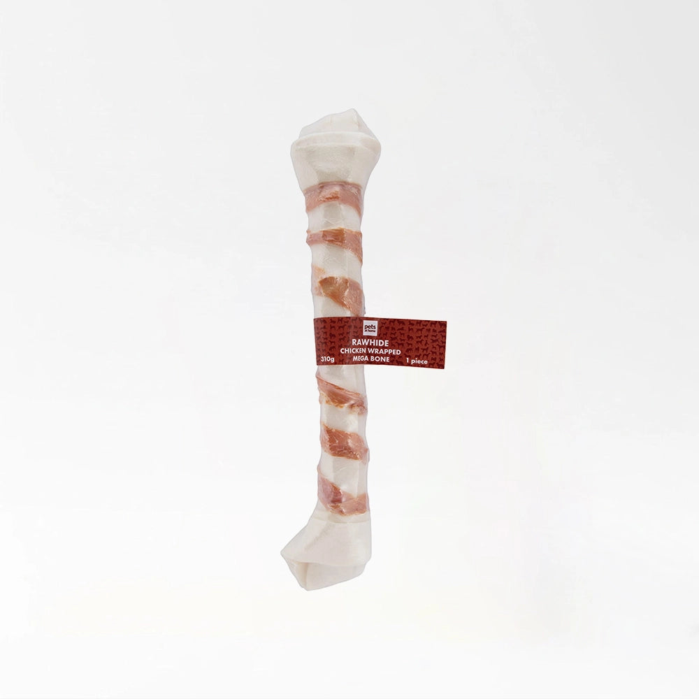 Chicken Rawhide Dog Bone
