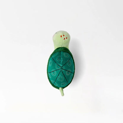 Smiling Turtle Plush Dog Toy