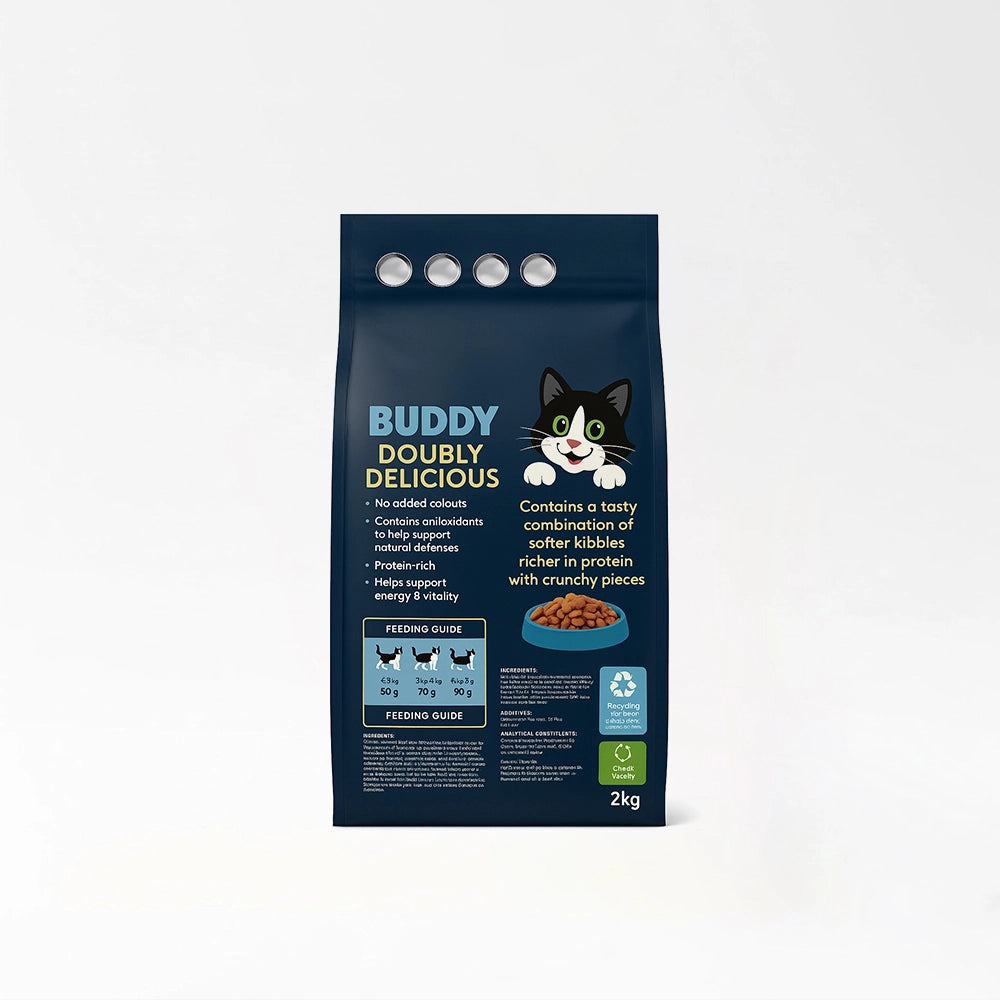 Protein-Rich Cat Food Mix