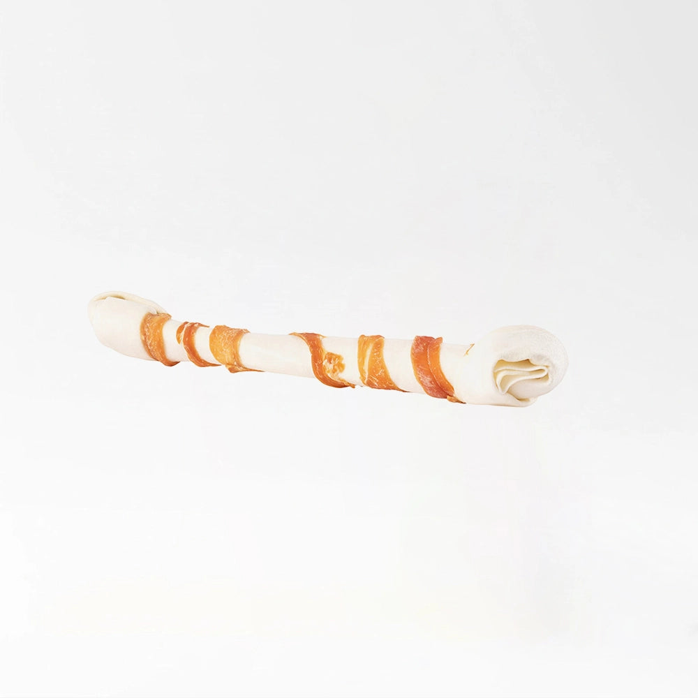 Chicken Rawhide Dog Bone