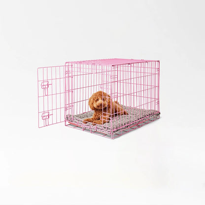 Foldable Pink Pet Crate