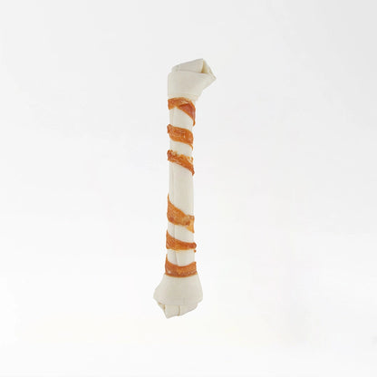 Chicken Rawhide Dog Bone
